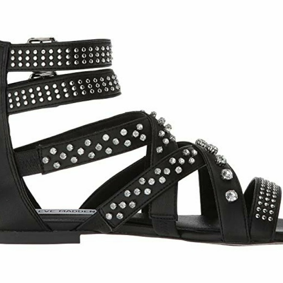 Steve Madden Studded Crystal Sandal - Picture 7 of 7